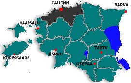 Karte von Harjumaa