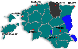 Karte von Lääne-Virumaa
