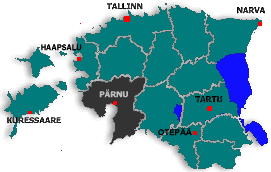 Karte von Pärnumaa