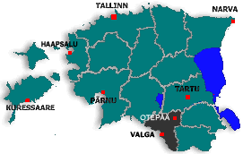 Karte von Otepää